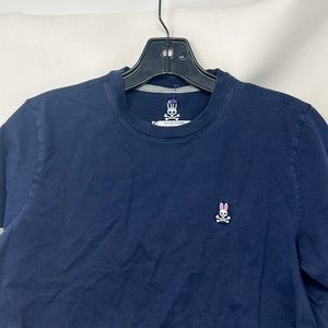 Psycho Bunny Small Bunny Pima Cotton Shirt Men’s X-Small (3)  Blue XS